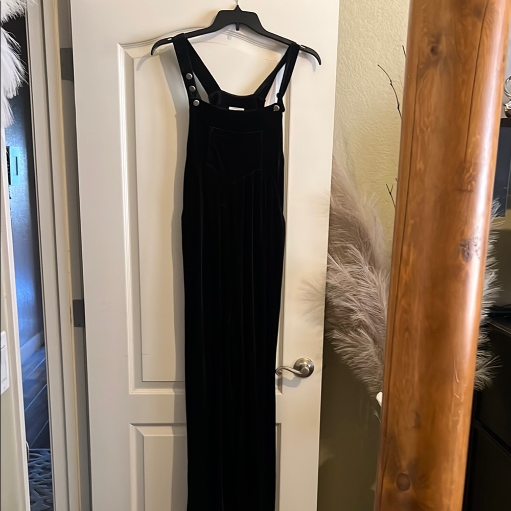 Elegant Black Velvet one piece